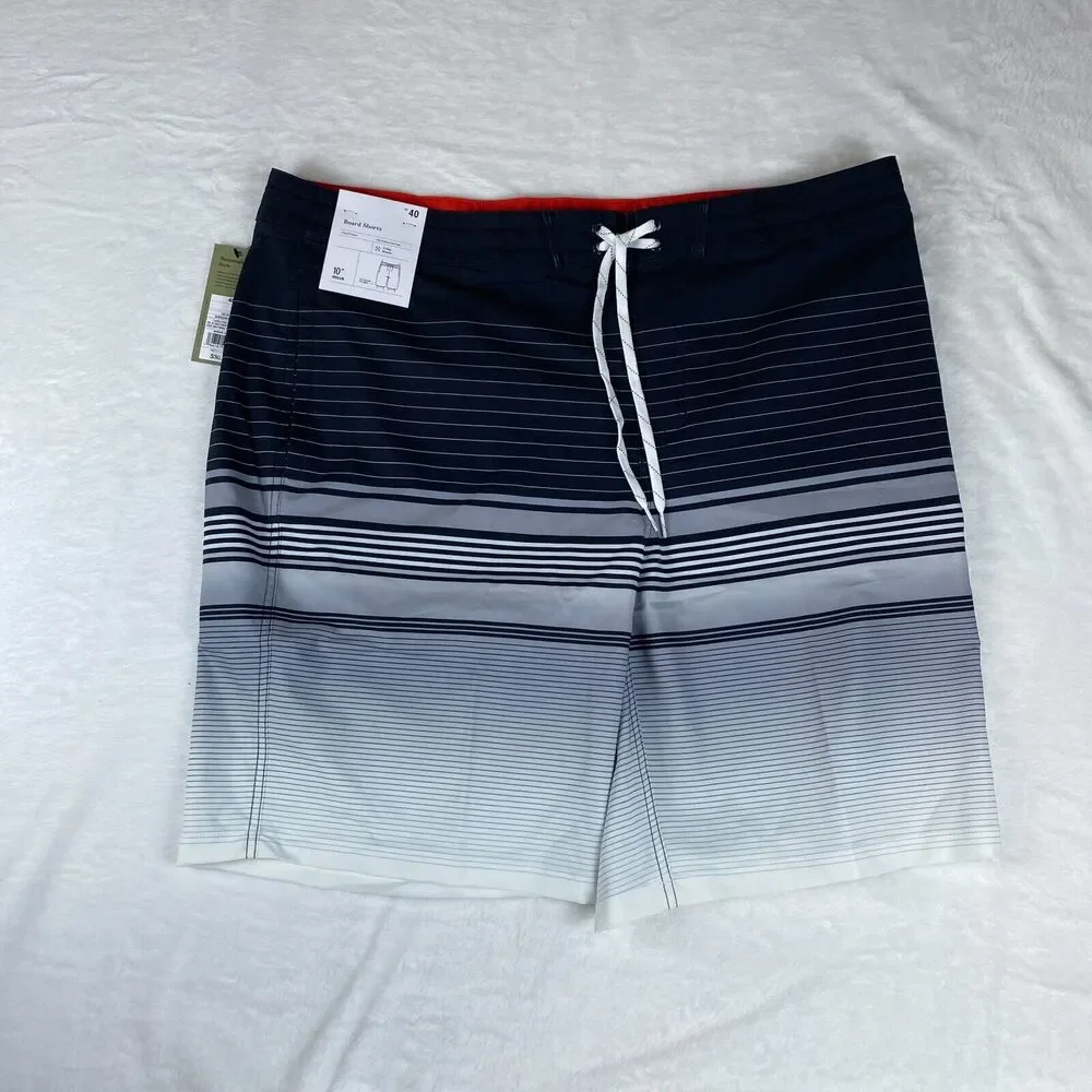 Goodfellow & Co Board Shorts Men‎ 40 Graves Striped 10